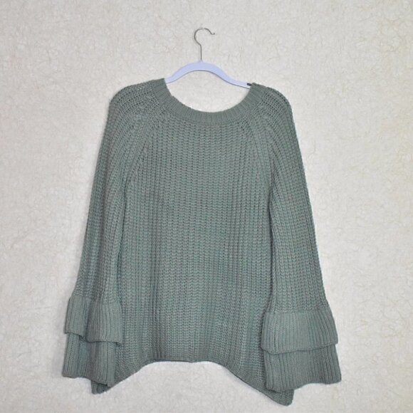 Miracle Long Sleeve Pullover Cable Knit Chunky Boho Sweater Size M/L - Picture 2 of 10